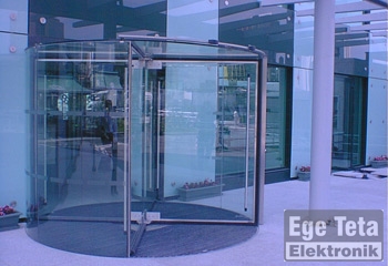 12 Otomatik Döner Kapı  