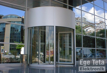 45 Otomatik Döner Kapı  