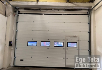 12 Endüstriyel Seksiyonel Kapı  