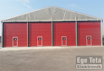 13 Endüstriyel Seksiyonel Kapı  