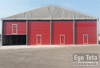 14 Endüstriyel Seksiyonel Kapı  