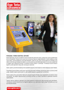 Personel Yemek Kontrol Sistemi